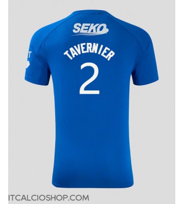 Rangers James Tavernier #2 Prima Maglia 2024-25 Manica Corta